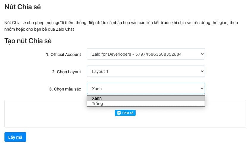 Zalo Color Share